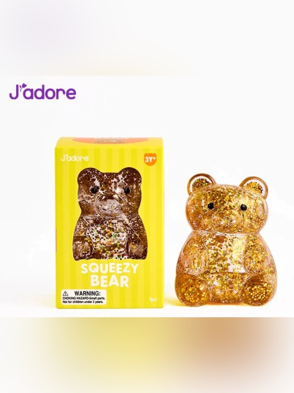 NWT✨ J’adore RARE Glitter Bear 🤍🧸